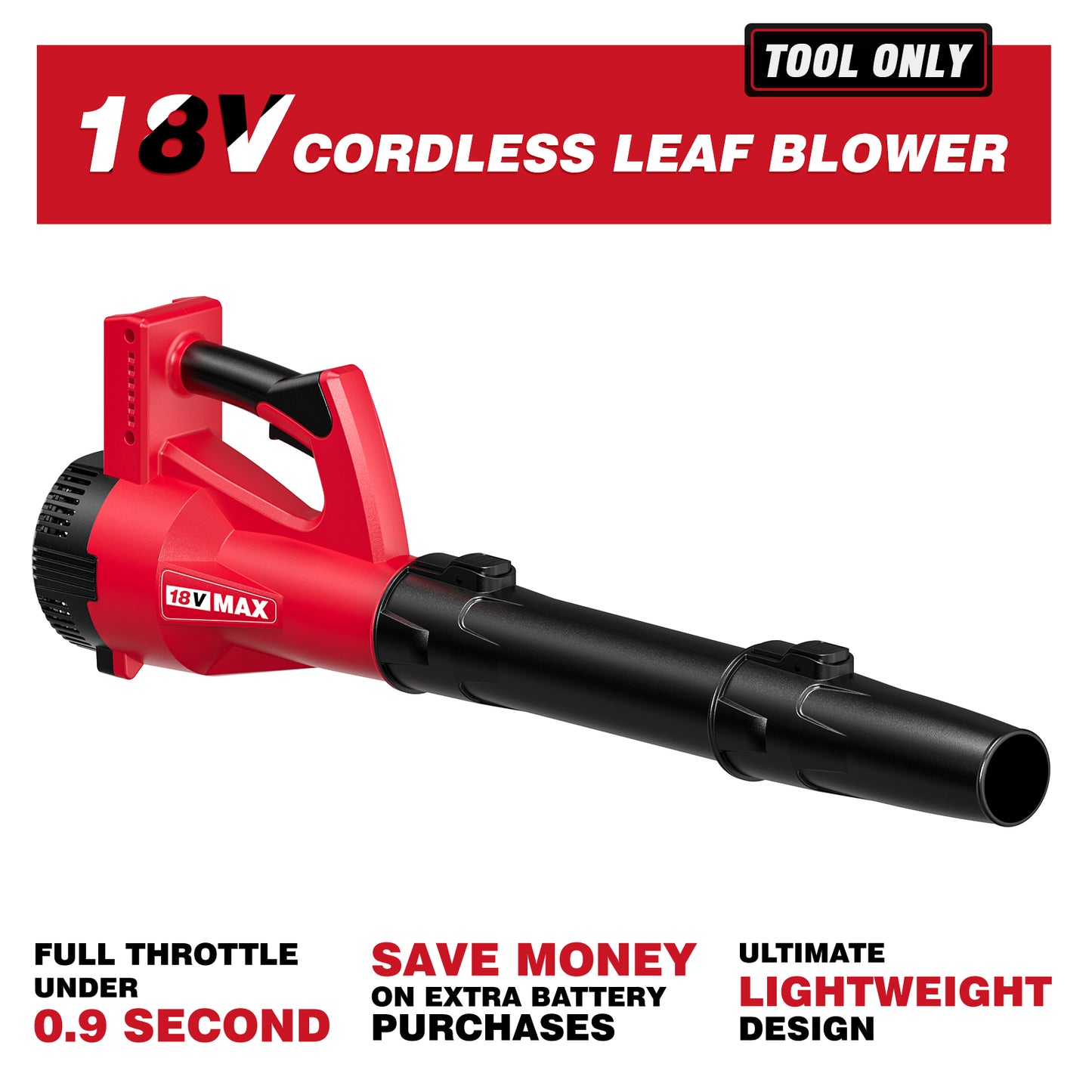 Leaf Blower Cordless Compatible with MWK m-18 Battery