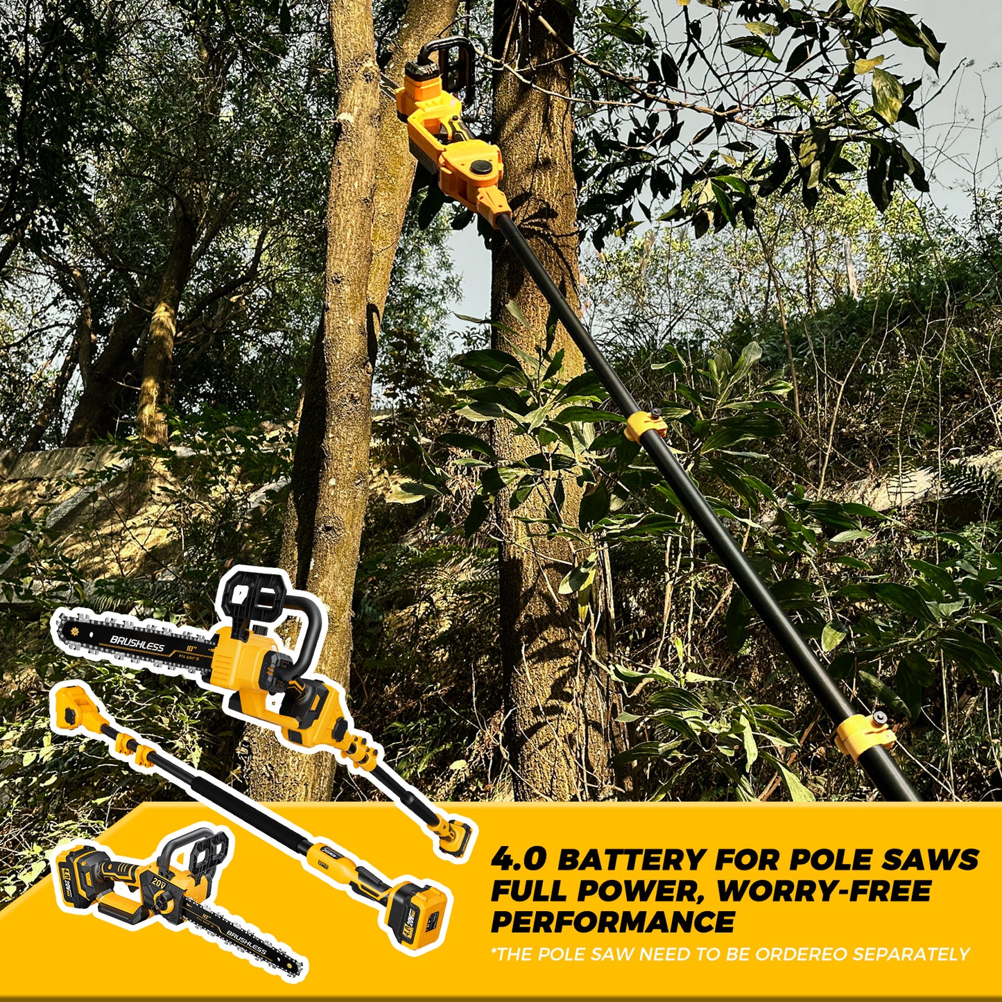 Replacement for dewalt 20v Battery Compatible with dewalt 20v max Battery Charger DCB200 DCB205 DCB206 DCB207 Series Power Tools(Yellow)