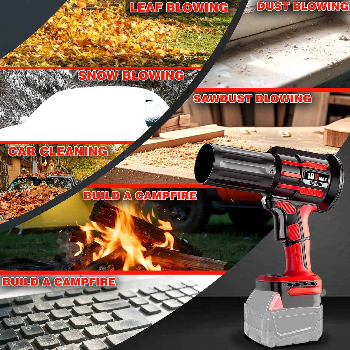 820 CFM 980,000 RPM Cordless Leaf Blower for Milwaukee 18-Volt Battery