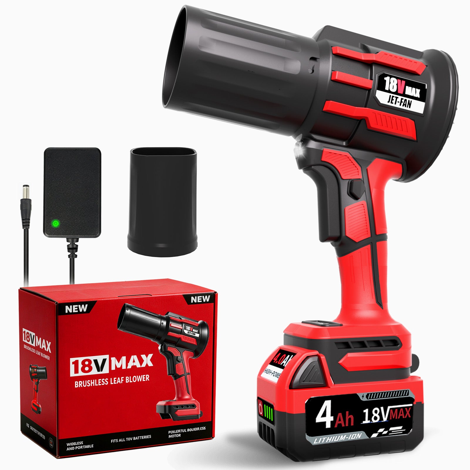 820 CFM 980,000 RPM Cordless Leaf Blower for Milwaukee 18-Volt Battery