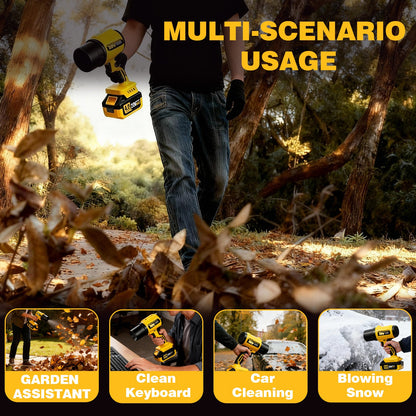 2 in 1 Cordless Leaf Blower for DEWALT 20V Max Battery(4.0Ah Battery Included) - LOASCOTY - DIY Gardening Tools Official Site | Changing Lives