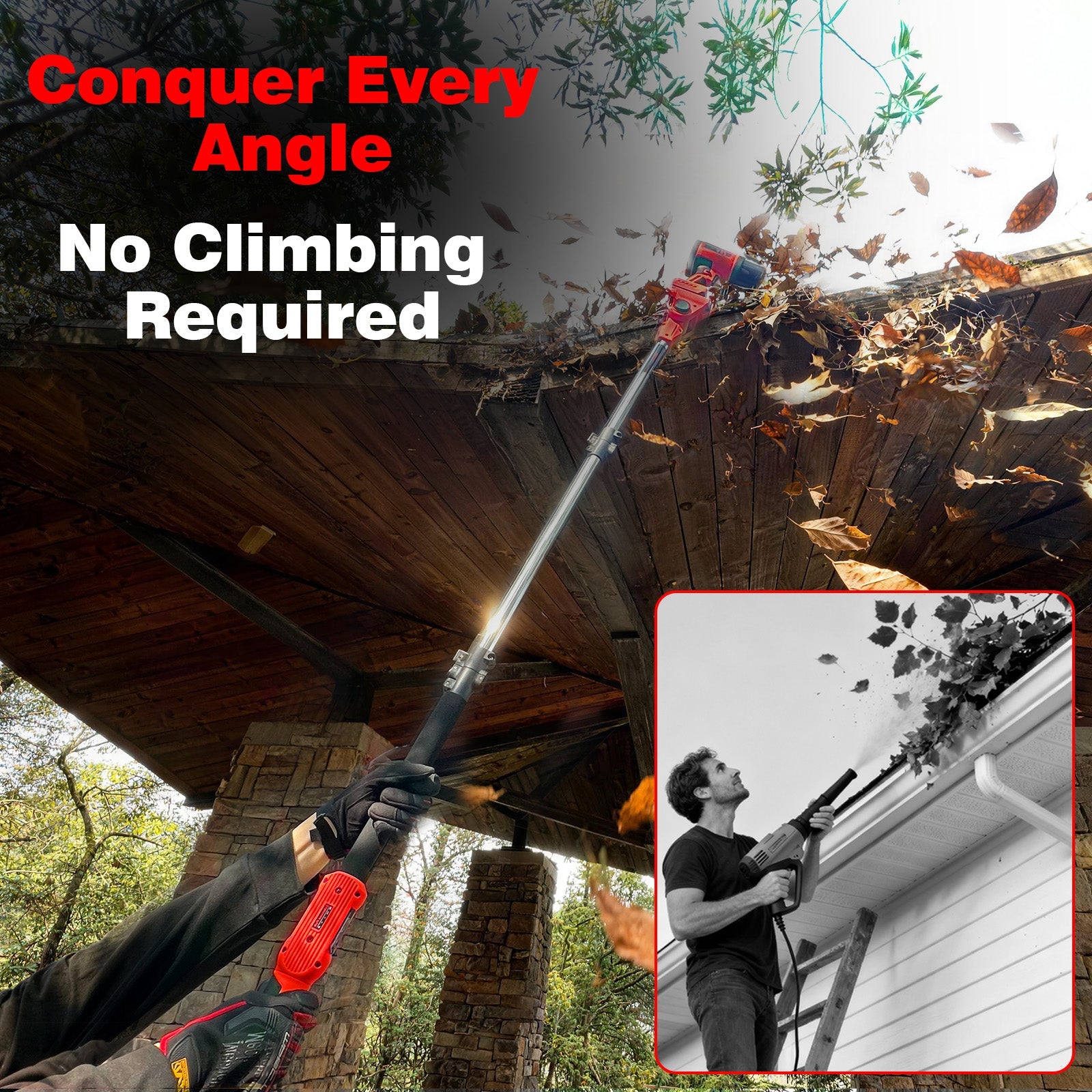 2 in 1 Cordless Leaf Blower for Milwaukee m18 Battery(Battery Not Included) - LOASCOTY - DIY Gardening Tools Official Site | Changing Lives