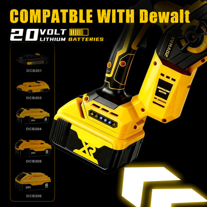 2026 Upgraded 8-Inch Brushless Cordless Chainsaw for Dewalt 20V MAX Battery (4.0Ah Battery Included)