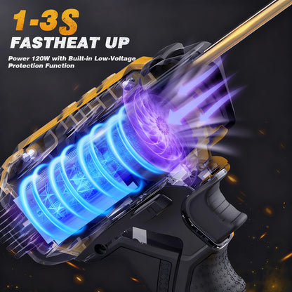 Cordless Plastic Welder for Dewalt 20V Max Battery Powered (Battery Included)