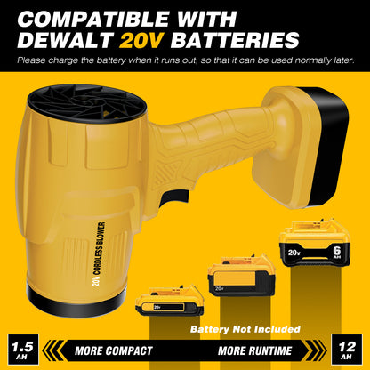 Cordless Leaf Blower Compatible with DW 20V Max Battery