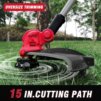 15 INCH Weed Wacker Compatible with MWK 18V Batteries