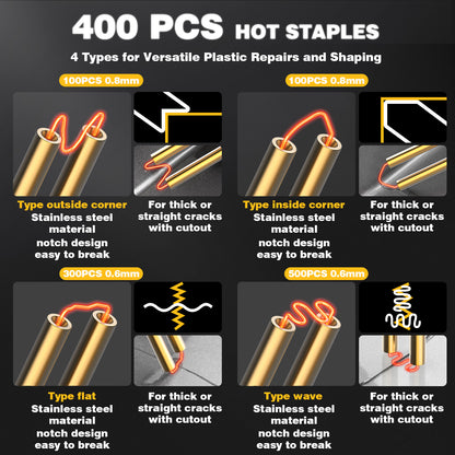 Cordless Plastic Welder for Dewalt 20V Max Battery Powered (Battery Included)