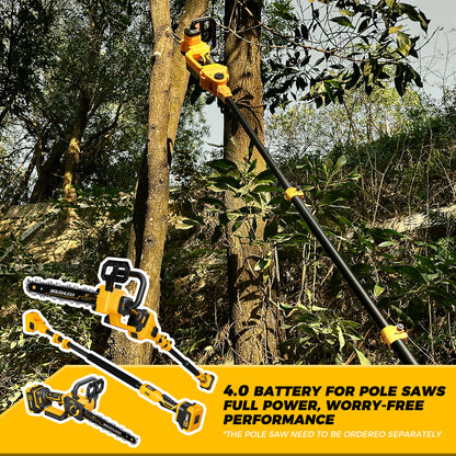 Replacement for dewalt 20v Battery Compatible with dewalt 20v max Battery Charger DCB200 DCB205 DCB206 DCB207 Series Power Tools(Yellow)