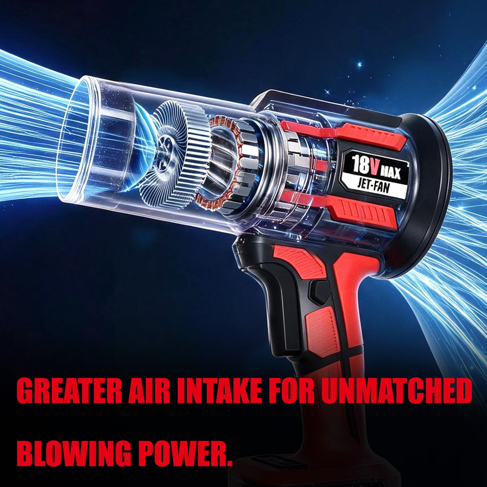 820 CFM 980,000 RPM Cordless Leaf Blower for Milwaukee 18-Volt Battery