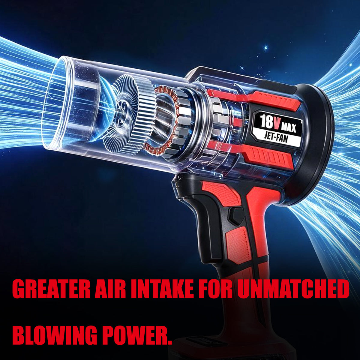 820 CFM 980,000 RPM Cordless Leaf Blower for Milwaukee 18-Volt Battery