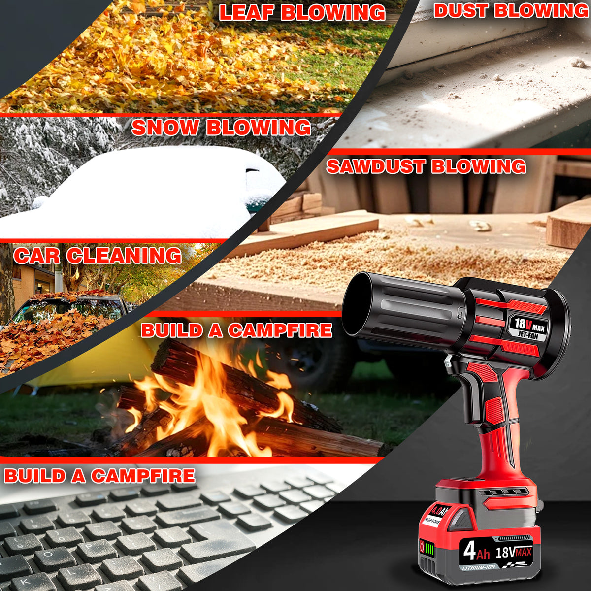 820 CFM 980,000 RPM Cordless Leaf Blower for Milwaukee 18-Volt Battery