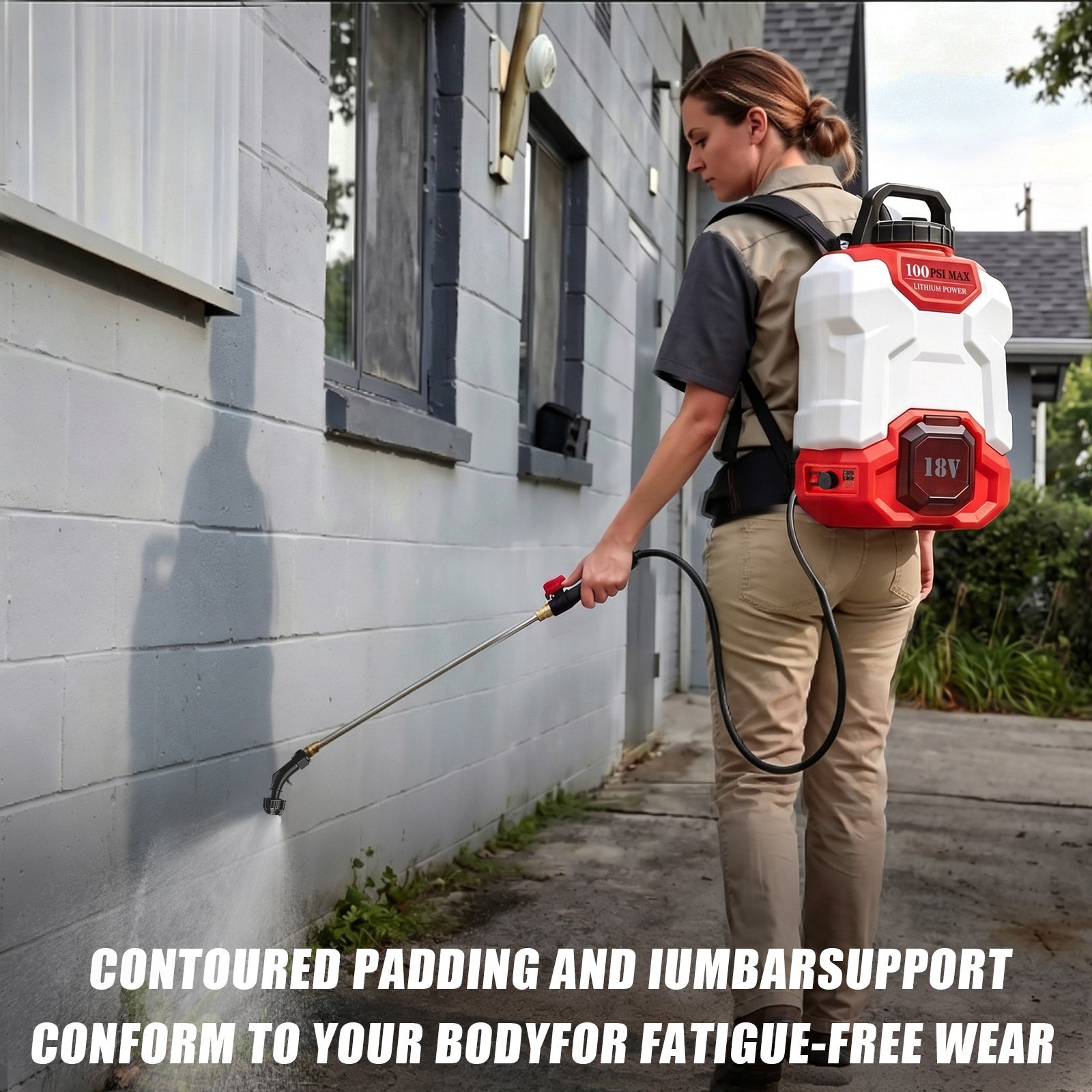 Battery Powered Backpack Sprayer for Milwaukee 18V Max Battery - LOASCOTY-DIY Gardening Tools Official Site | Changing Lives