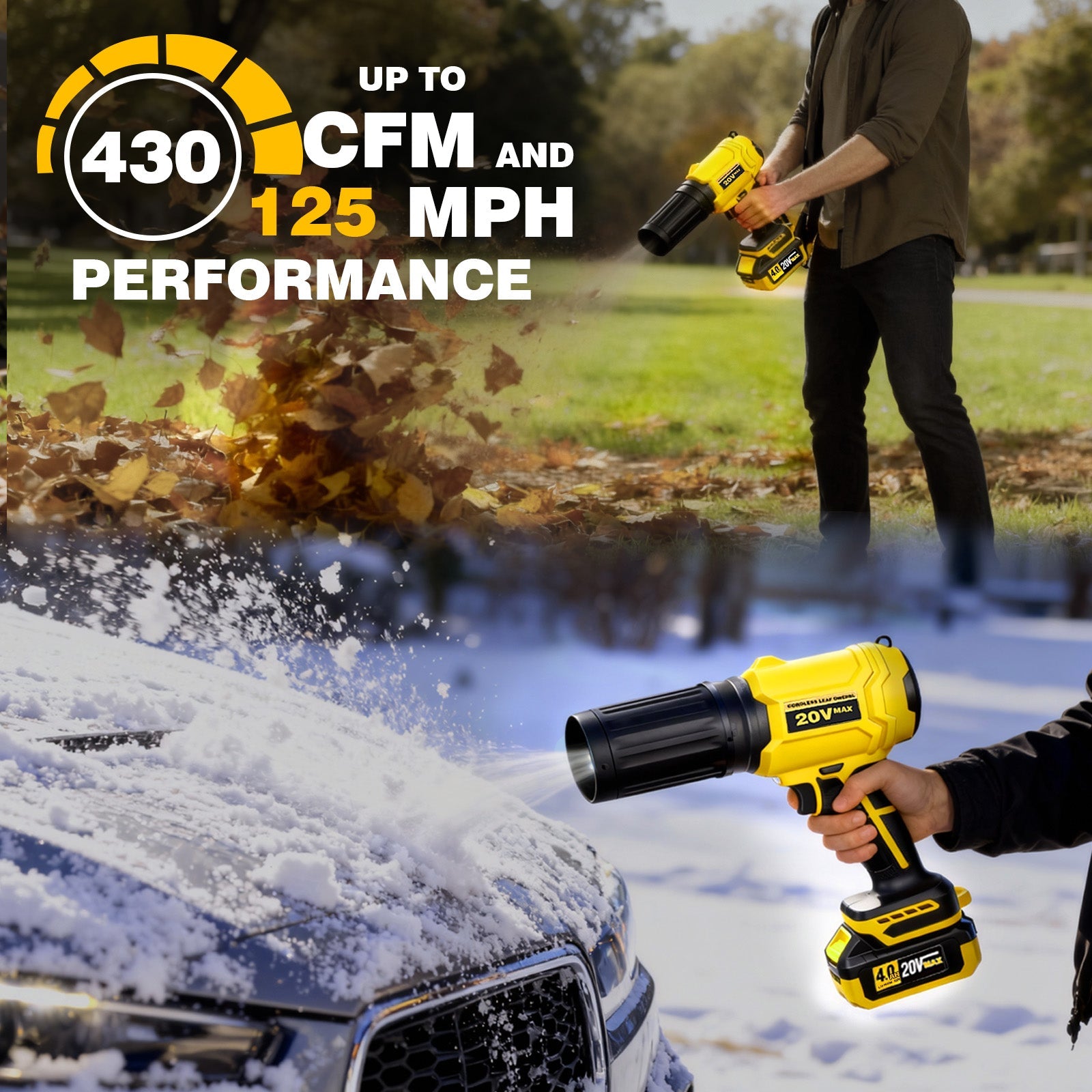 Cordless Leaf Blower for DEWALT 20V Max Battery - LOASCOTY - DIY Gardening Tools Official Site | Changing Lives