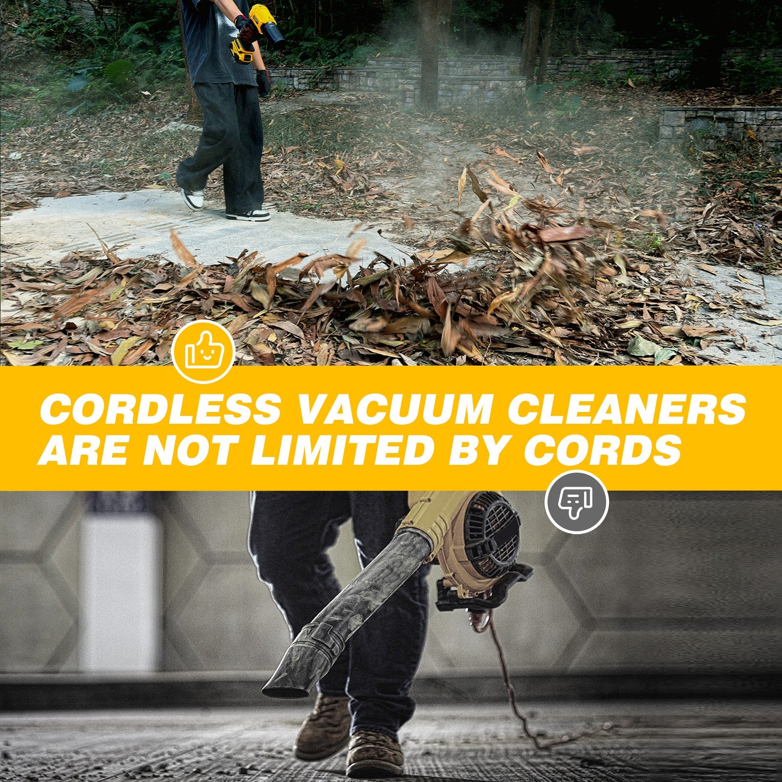 Cordless Leaf Blower for DEWALT 20V Max Battery - LOASCOTY - DIY Gardening Tools Official Site | Changing Lives