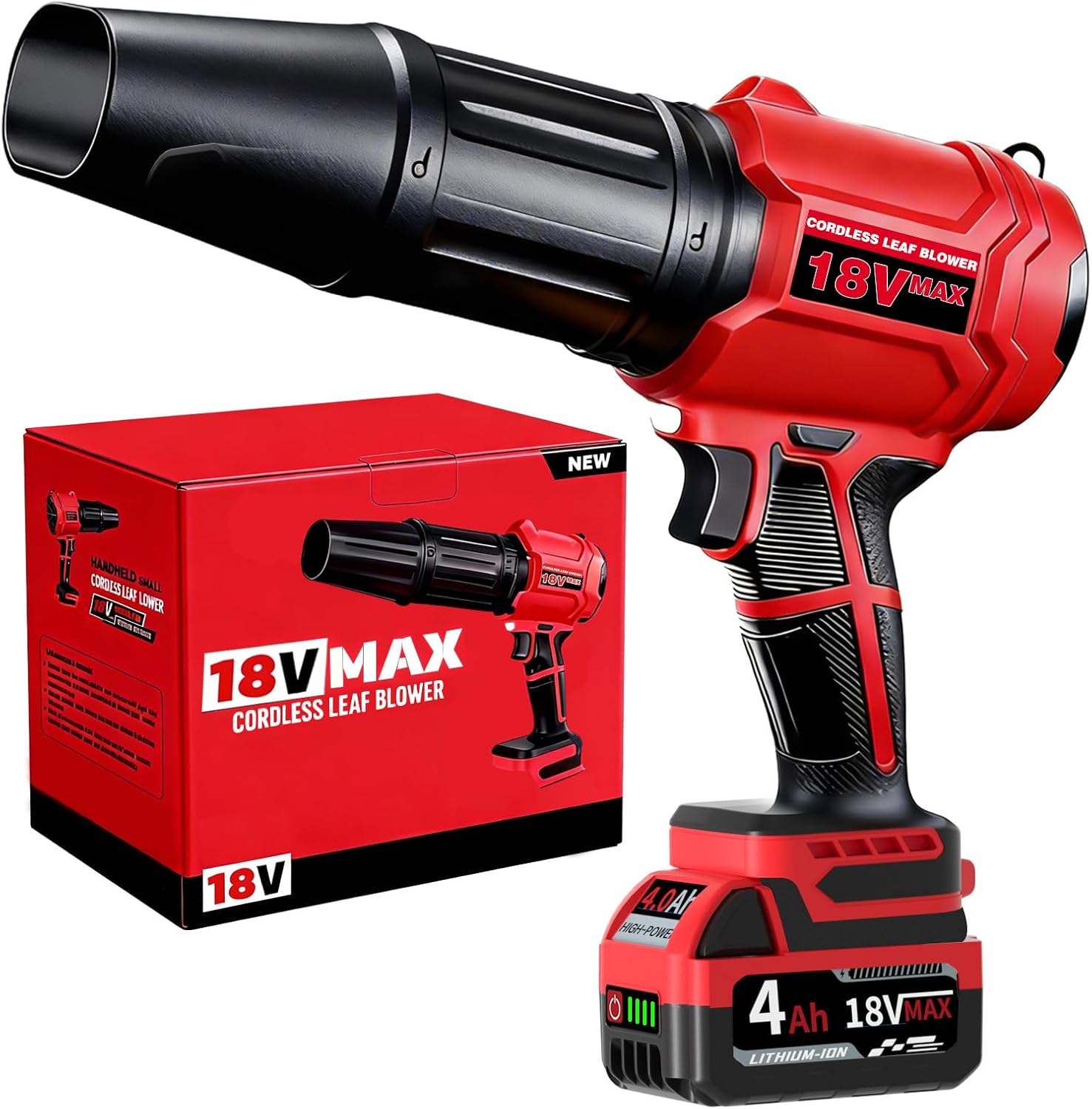 Cordless Leaf Blower for Milwaukee 18V Max Battery (4.0ah Battery Included) - LOASCOTY-DIY Gardening Tools Official Site | Changing Lives