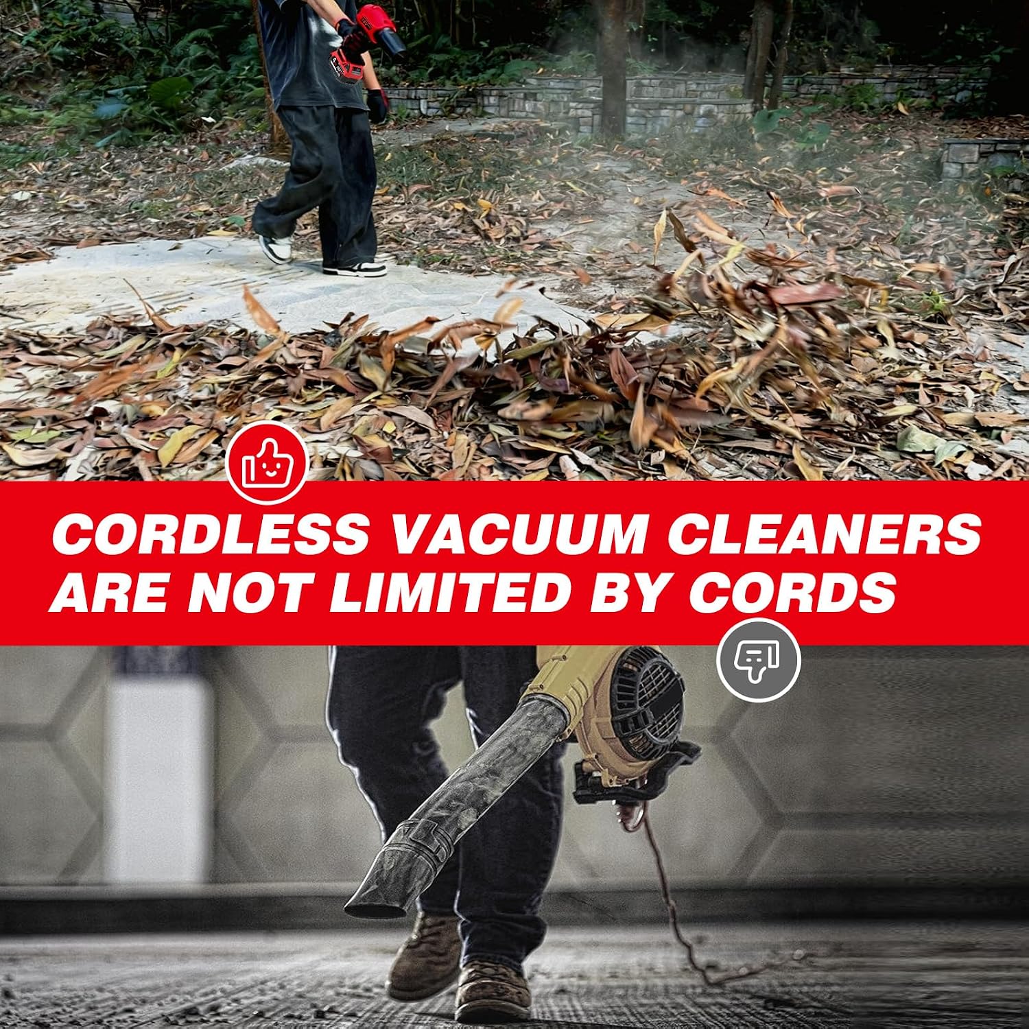 Cordless Leaf Blower for Milwaukee 18V Max Battery (4.0ah Battery Included) - LOASCOTY-DIY Gardening Tools Official Site | Changing Lives