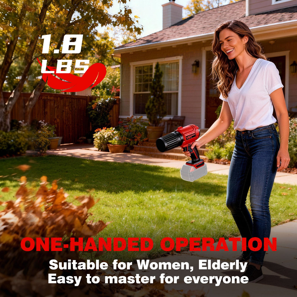 Cordless Leaf Blower for Milwaukee m18 Battery (No Battery) - LOASCOTY - DIY Gardening Tools Official Site | Changing Lives
