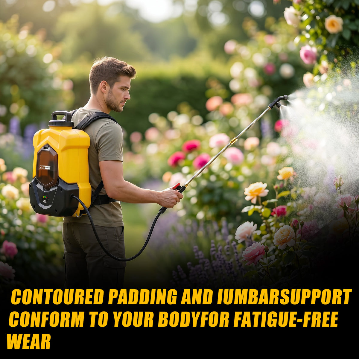 Battery Powered Backpack Sprayer for DEWALT 20V Max Battery(Battery Not Included）