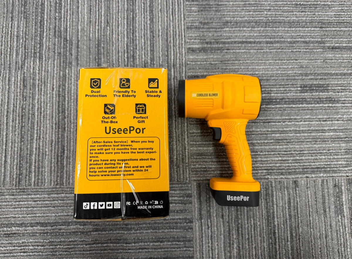 UseePor Cordless Leaf Blower Portable Dust Cleaner Handheld Blowers, Handheld Electric Blower for Patio Cleaning, Lightweight Blowers for Lawn Care, Patio, Yard, Blowing Snow, Leaves, Dust - LOASCOTY-DIY Gardening Tools Official Site | Changing Lives